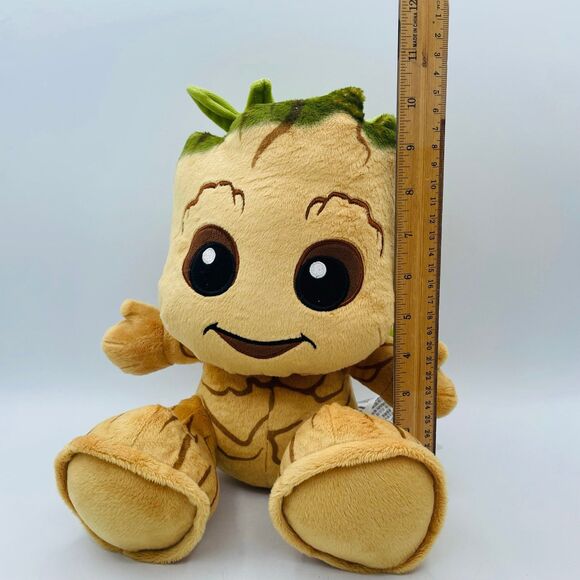 Disney Parks Big Feet Plush Stuffed Toy Baby GROOT Guardians of the Galaxy - Picture 6 of 6